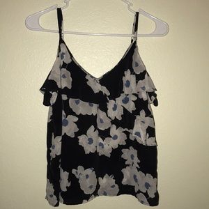 Navy Spaghetti Strap Top